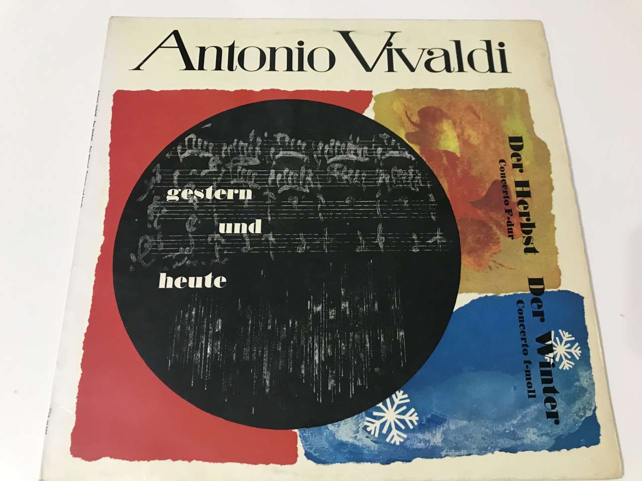 Antonio Vivaldi, Jaap Schröder, Günter Noris – Antonio Vivaldi - Gestern Und Heute - Der Herbst & Der Winter