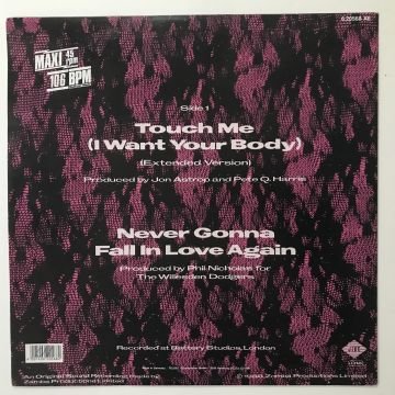 Samantha Fox – Touch Me (I Want Your Body)
