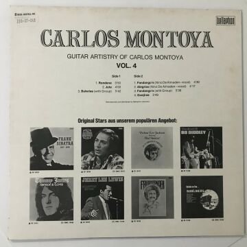 Carlos Montoya – Guitar Artistry Of Carlos Montoya Vol.4