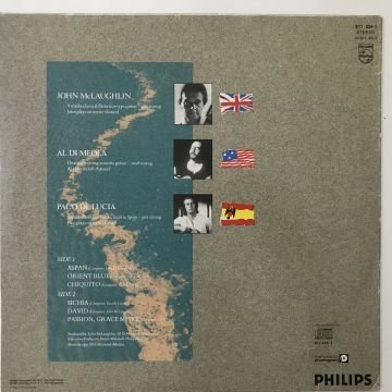 John McLaughlin - Al Di Meola - Paco De Lucía – Passion, Grace & Fire