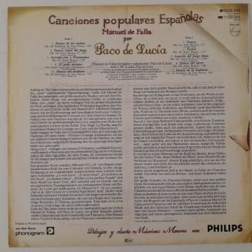 Paco De Lucía – Spielt Manuel De Falla