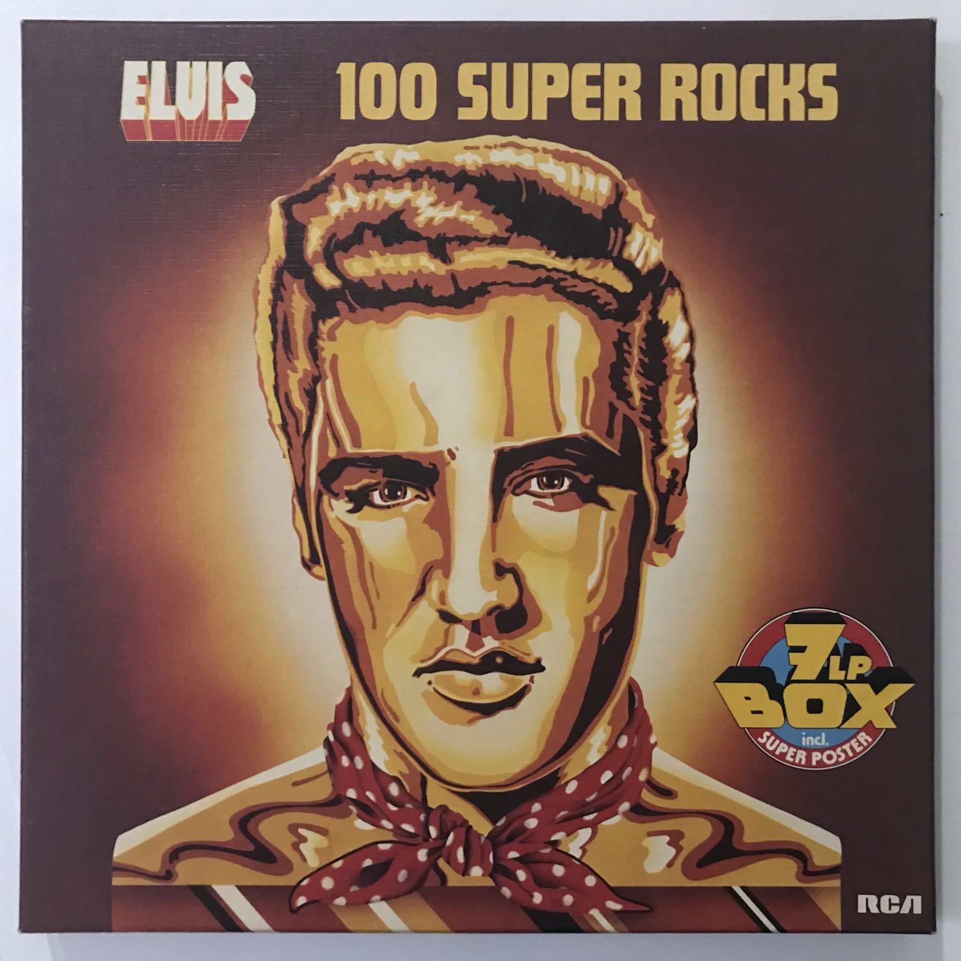 Elvis Presley – 100 Super Rocks (7 LP Kutulu+ Posterli Set)