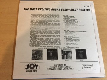 Billy Preston ‎– The Most Exciting Organ Ever