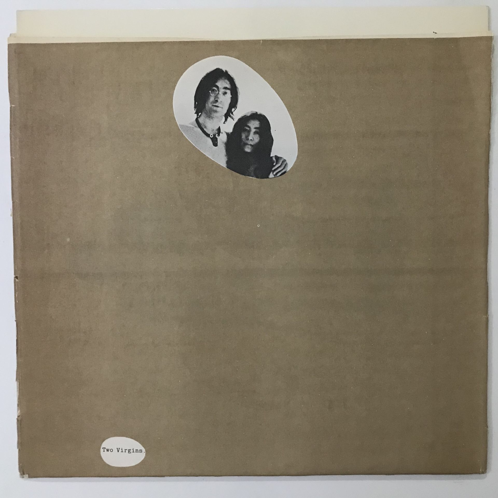 John Lennon And Yoko Ono – Unfinished Music No. 1. Two Virgins