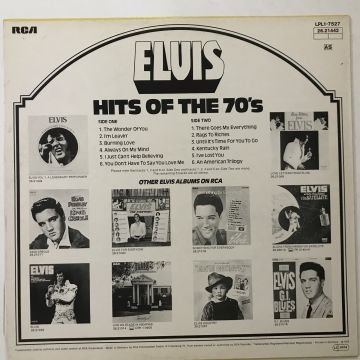 Elvis Presley – Hits Of The 70's