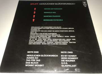 Spliff ‎– Herzlichen Glückwunsch!