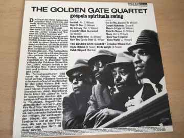 The Golden Gate Quartet ‎– Gospel Spirituals Swing