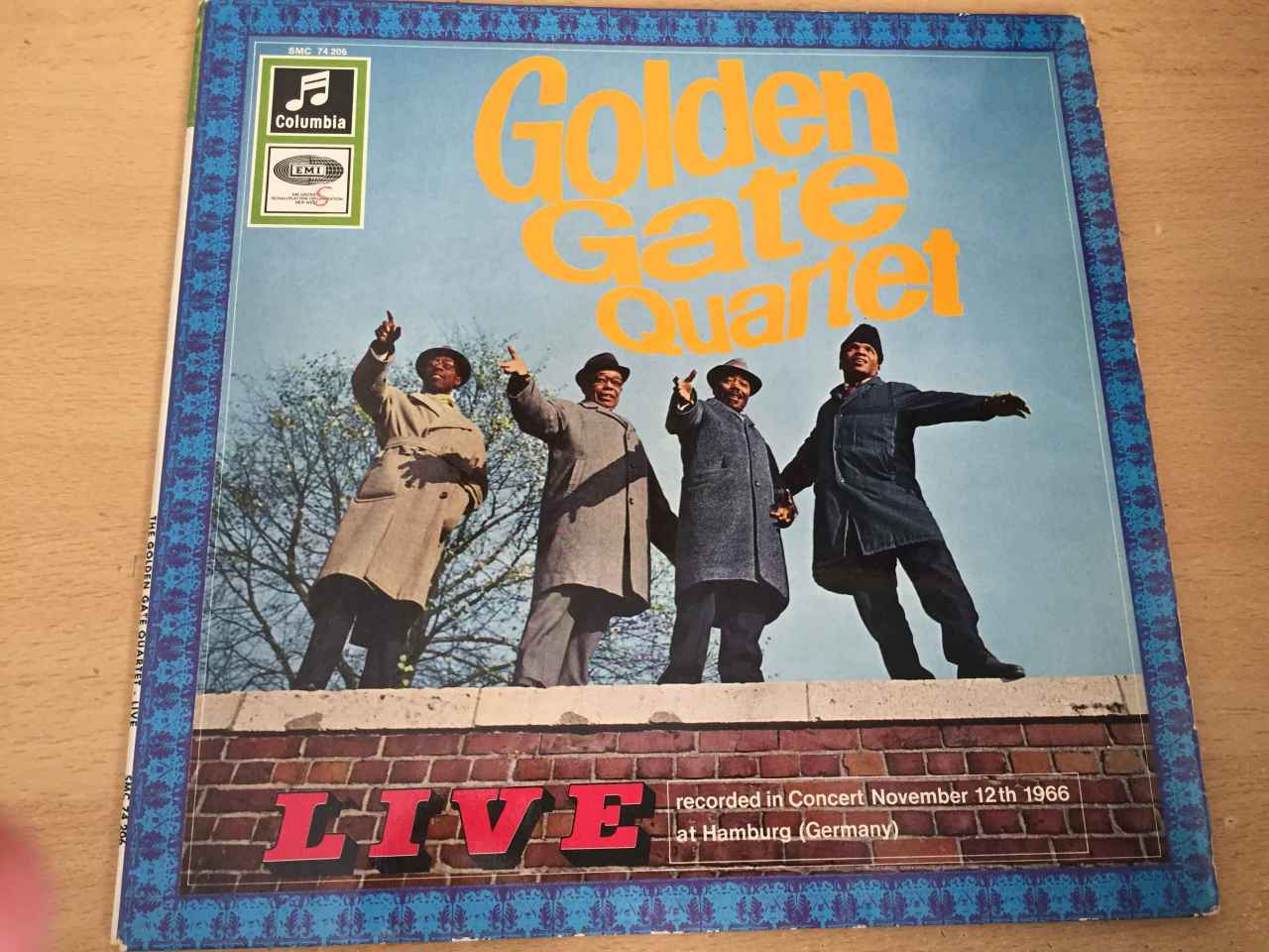 Golden Gate Quartet ‎– Live Recorded In Concert November 12th 1966 At Hamburg (Germany)