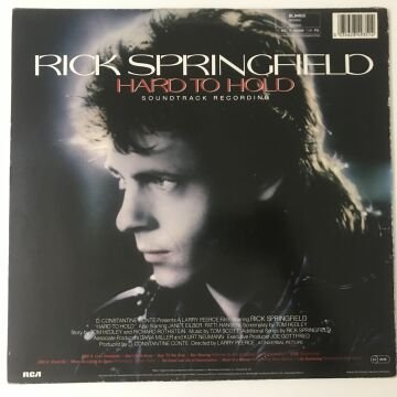 Rick Springfield ‎– Hard To Hold - Soundtrack Recording