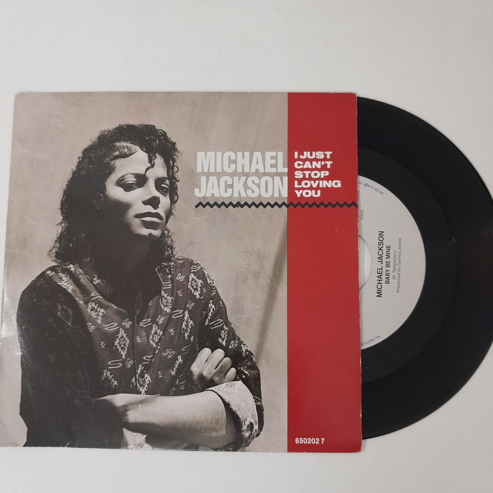 Michael Jackson ‎– I Just Can't Stop Loving You