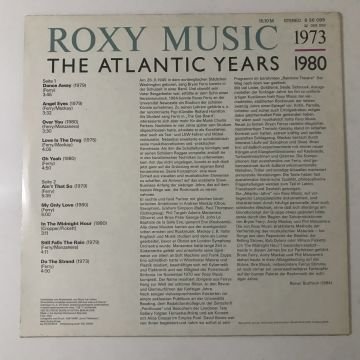 Roxy Music ‎– 1973 - 1980 The Atlantic Years