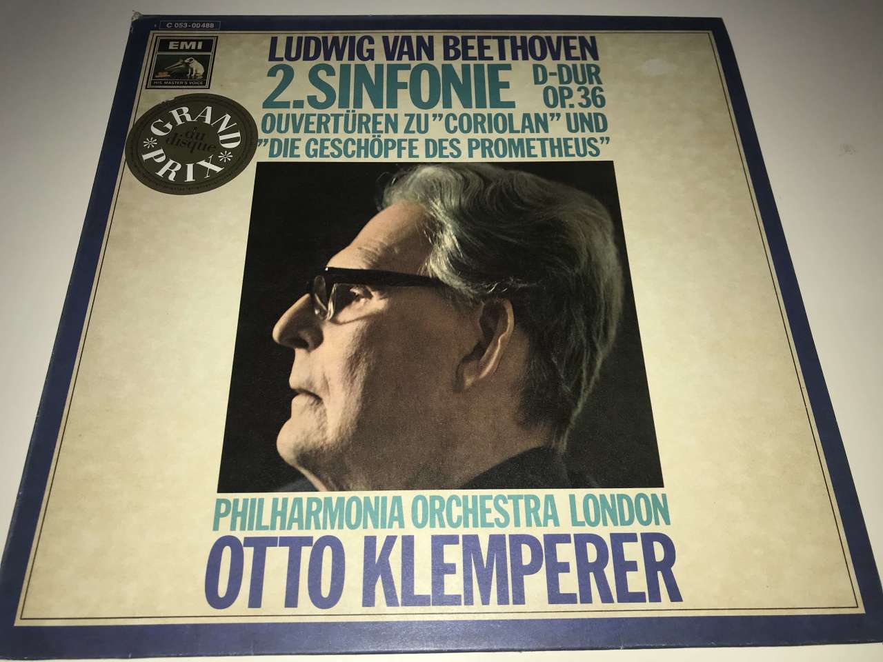 Ludwig van Beethoven, Otto Klemperer, Philharmonia Orchestra – Ludwig Van Beethoven 2.Sinfonie D-Dur Op. 36 Ouverturen Zu ”Coriolan” Und ''Die Geschöpfe Des Prometheus”