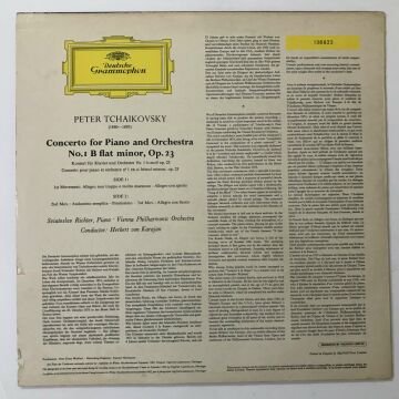 Peter Tschaikowsky, Svjatoslav Richter, Herbert von Karajan ‎– Tschaikowsky: Konzert Fur Klavier Und Orchester Nr. 1