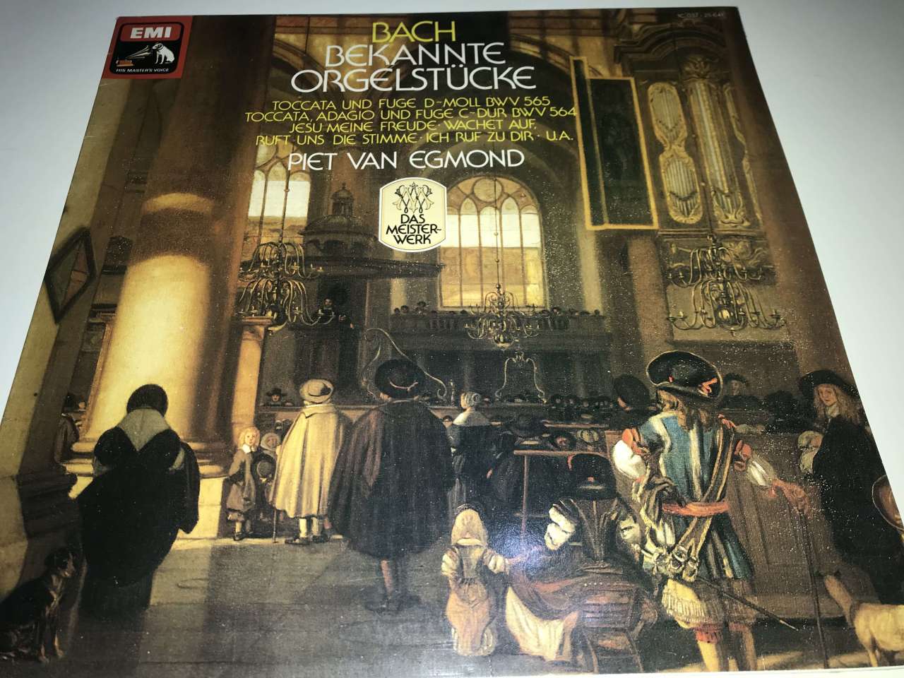 Bach - Piet Van Egmond ‎– Bekannte Orgelstücke