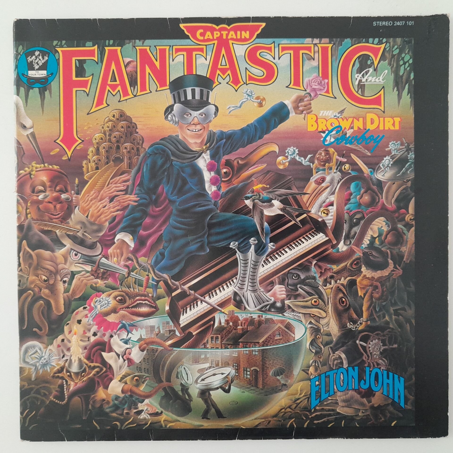 Elton John ‎– Captain Fantastic And The Brown Dirt Cowboy (Posterli+Kitapçıklı)