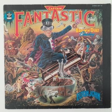 Elton John ‎– Captain Fantastic And The Brown Dirt Cowboy (Posterli+Kitapçıklı)