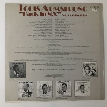 Louis Armstrong – Back In N.Y. Vol.5 (1938-1939)