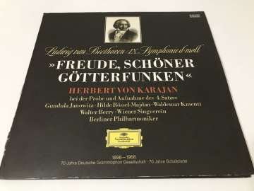 Ludwig van Beethoven, Herbert von Karajan, Gundula Janowitz ∙ Hilde Rössel-Majdan ∙ Waldemar Kmentt, Walter Berry ∙ Wiener Singverein, Berliner Philharmoniker – IX. Symphonie D-Moll »Freude, Schöner Götterfunken« (Herbert Von Karajan Bei Der Probe Und Auf