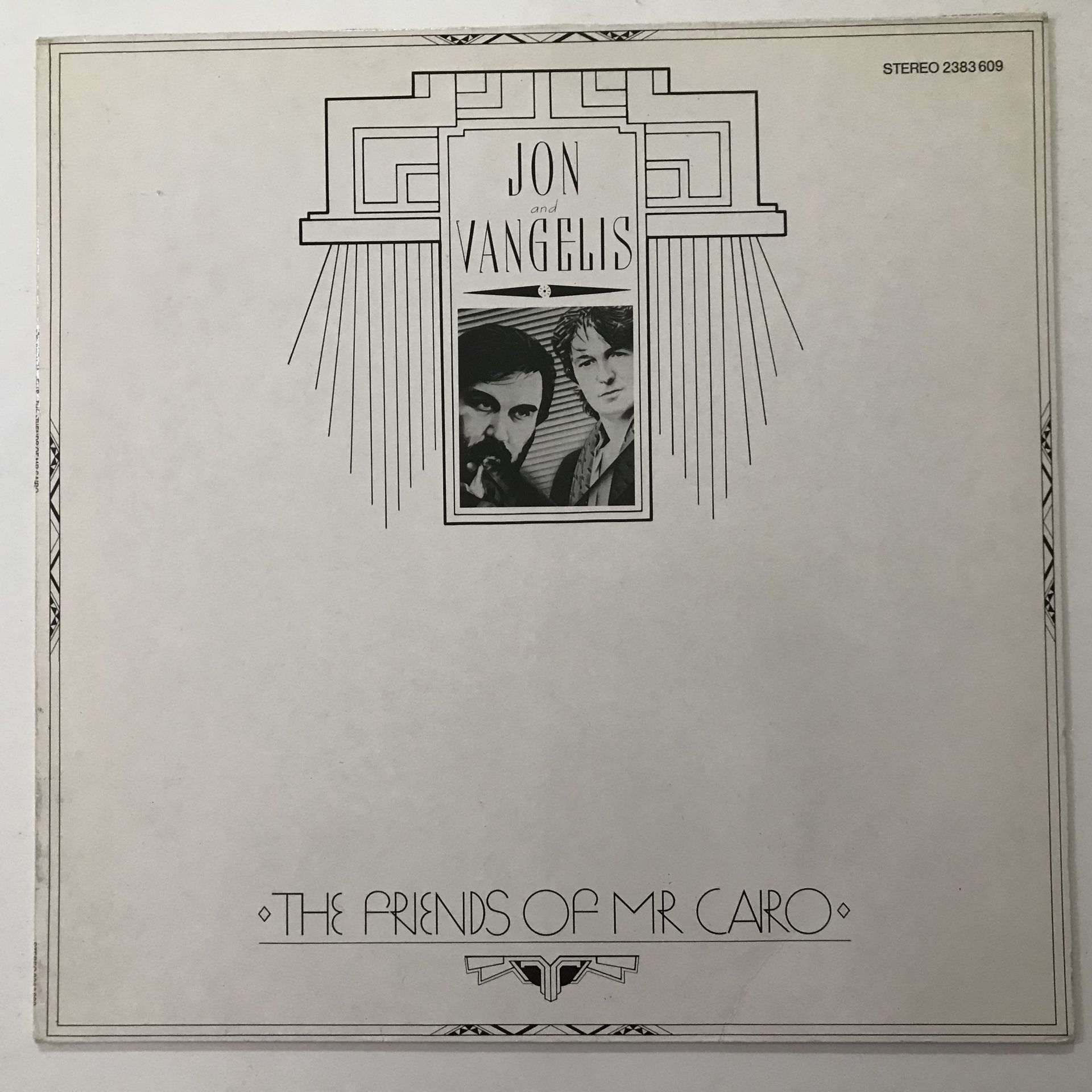 Jon And Vangelis ‎– The Friends Of Mr. Cairo