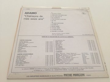 Adamo ‎– Chansons De Mes Seize Ans
