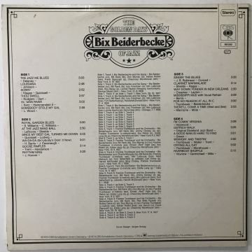 Bix Beiderbecke ‎– The Young Man With The Horn 2 LP