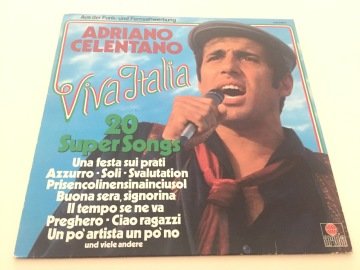 Adriano Celentano ‎– Viva Italia - 20 Super Songs