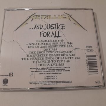 Metallica – ...And Justice For All