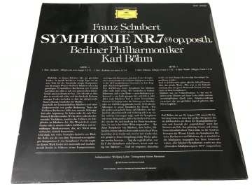 Berliner Philharmoniker, Karl Böhm, Franz Schubert – Symphonie Nr. 7 (9) Op.Posth.