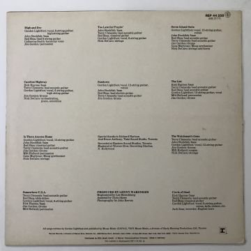Gordon Lightfoot ‎– Sundown