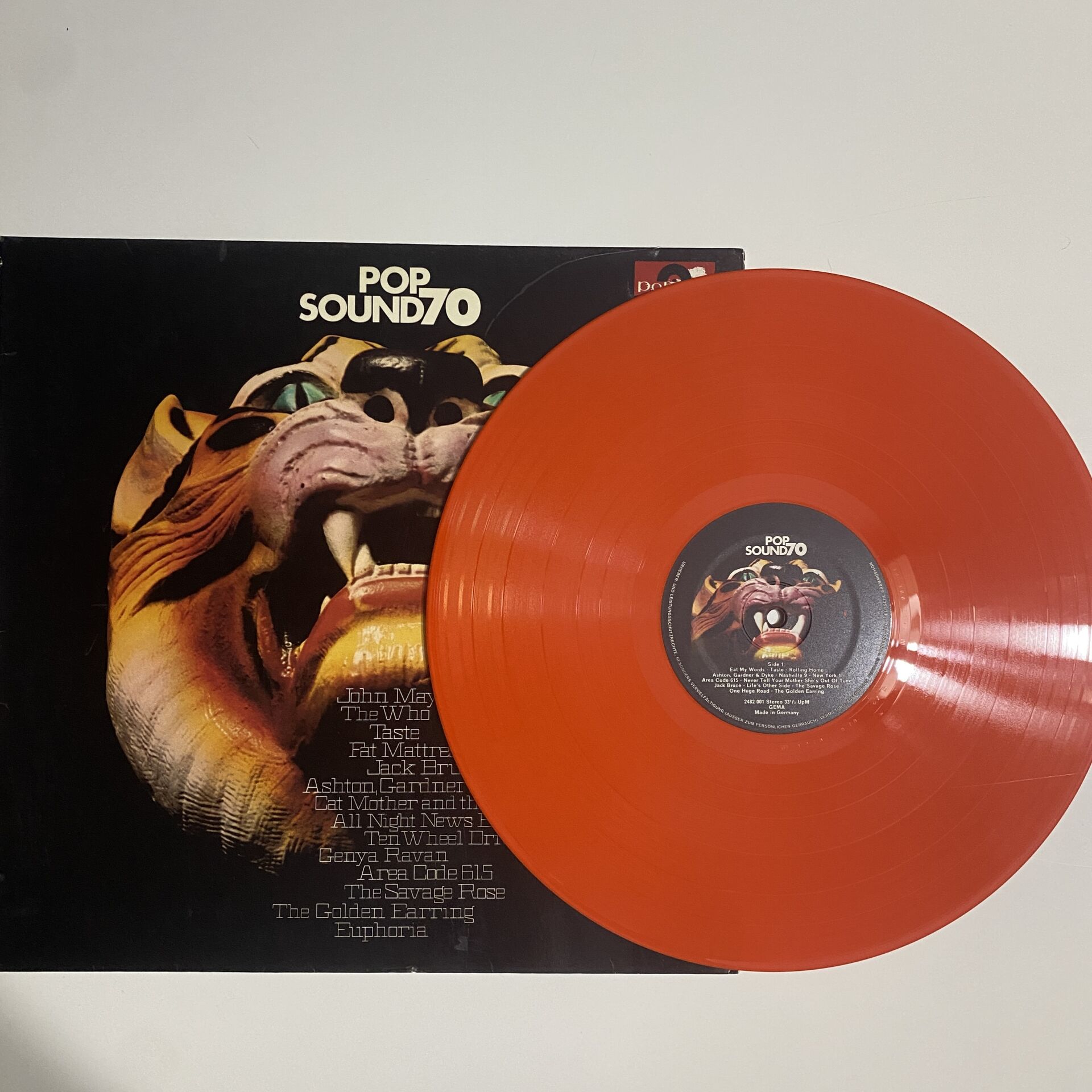 Pop Sound 70 (Turuncu Renkli Plak)