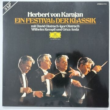 Herbert Von Karajan, David Oistrach, Igor Oistrach, Wilhelm Kempff, Géza Anda – Ein Festival Der Klassik 3 LP