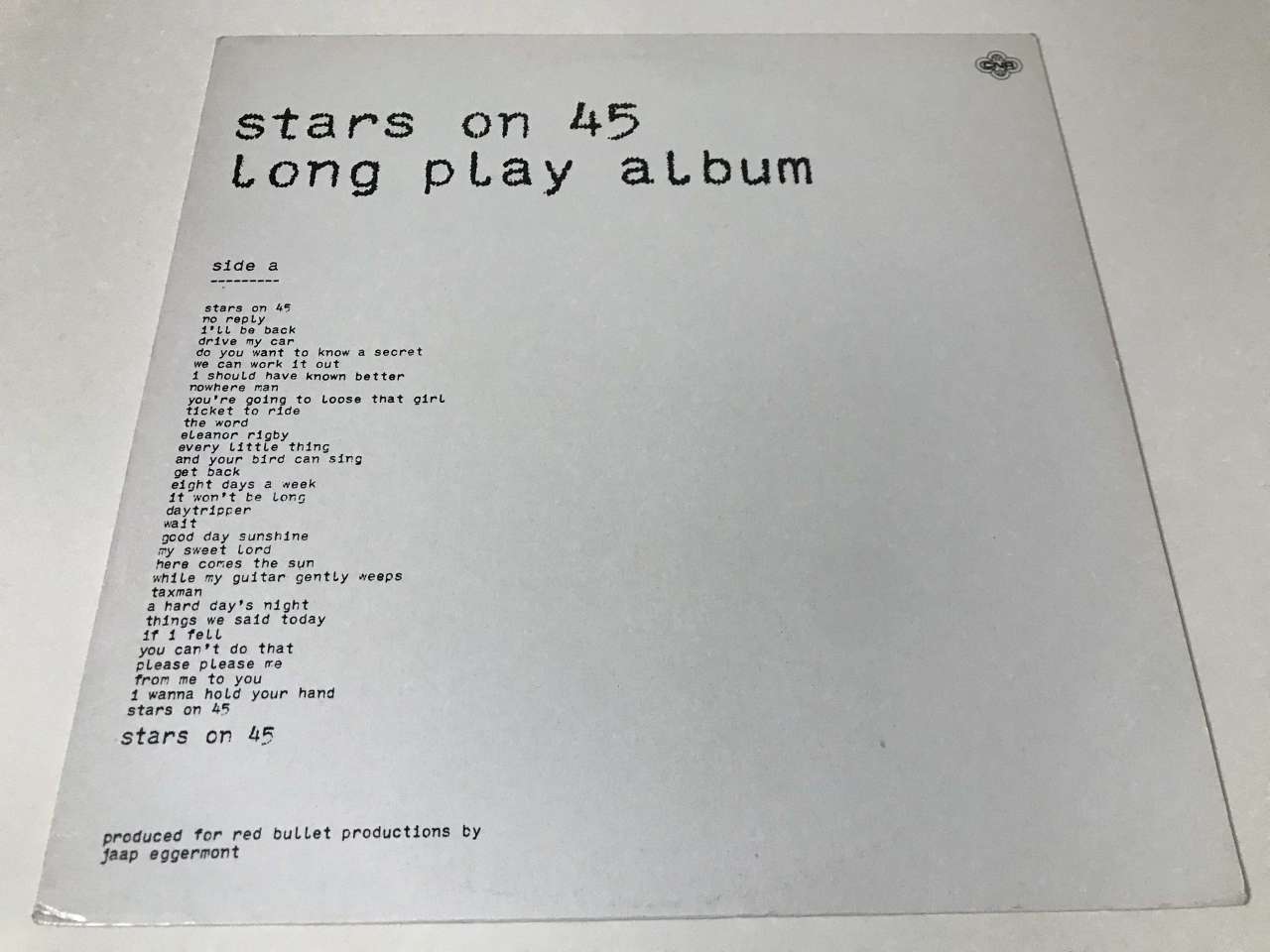 Stars On 45 ‎– Long Play Album