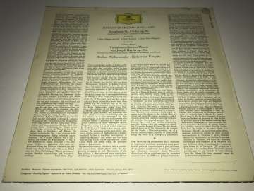 Brahms, Herbert von Karajan, Berliner Philharmoniker – Symphonie Nr. 3 • Haydn-Variationen