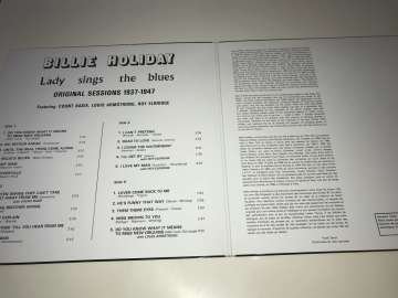 Billie Holiday ‎– Lady Sings The Blues - Original Sessions 1937-1947 2 LP
