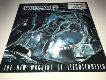 Holy Moses ‎– The New Machine Of Liechtenstein (Kartpostal ve Çizgi Roman Kitapçıklı)