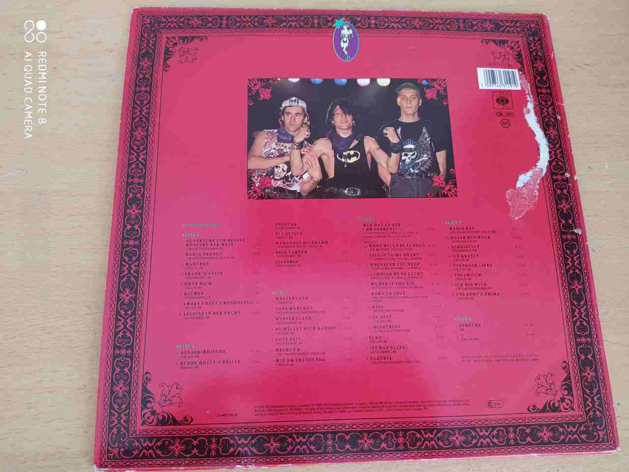 Die Ärzte ‎– Live (Nach Uns Die Sintflut) 3 LP