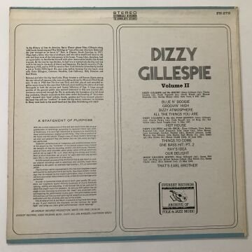 Dizzy Gillespie – Dizzy Gillespie Volume II