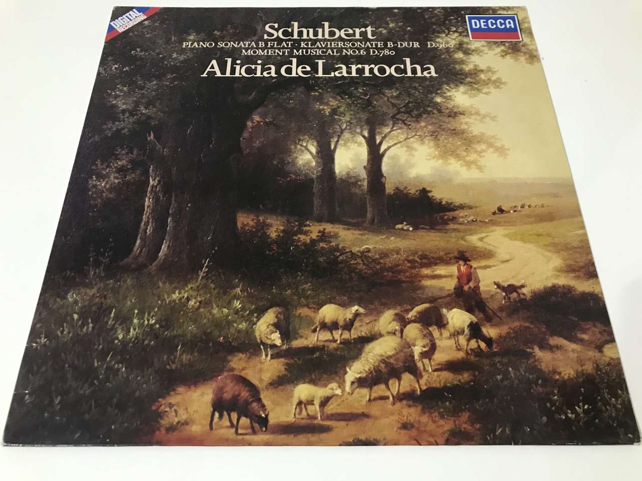 Schubert - Alicia De Larrocha ‎– Piano Sonata B Flat, D.960 • Moment Musical No.6, D.780