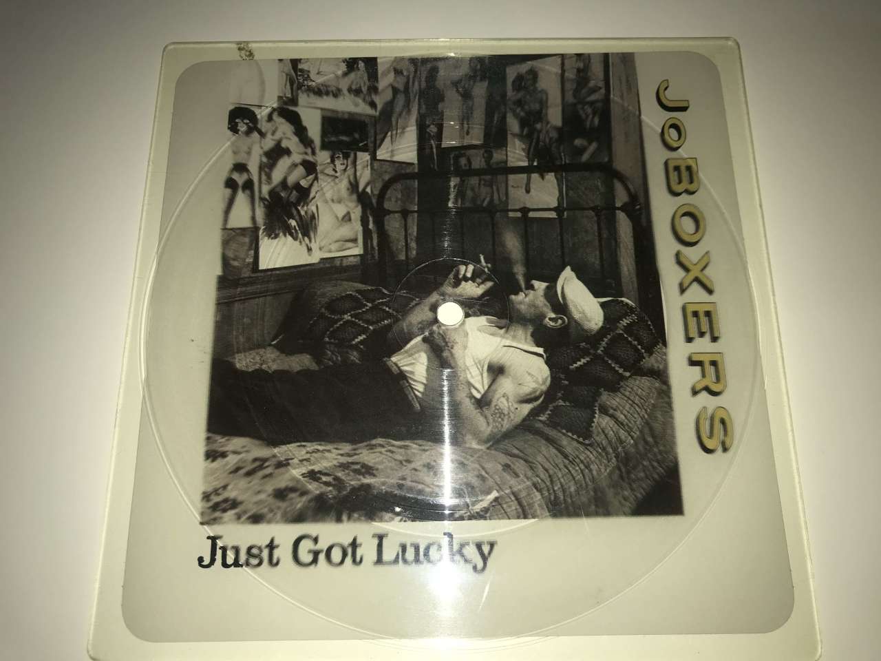 JoBoxers ‎– Just Got Lucky (Resimli Plak)