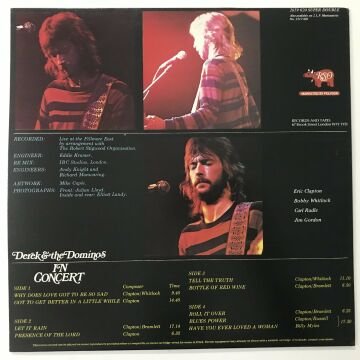 Derek & The Dominos ‎– In Concert 2 LP