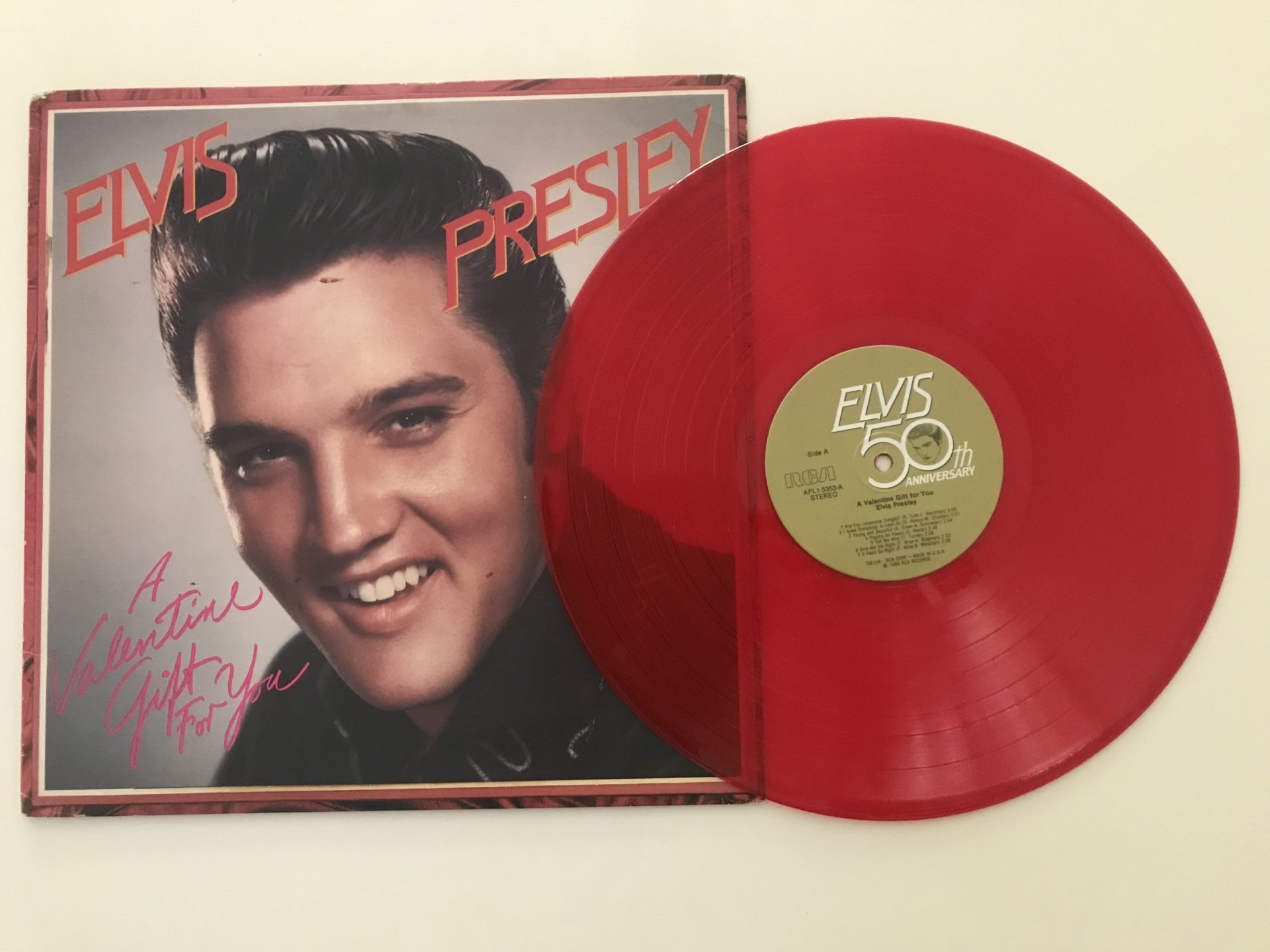 Elvis Presley – A Valentine Gift For You (Kırmızı Renkli Plak)