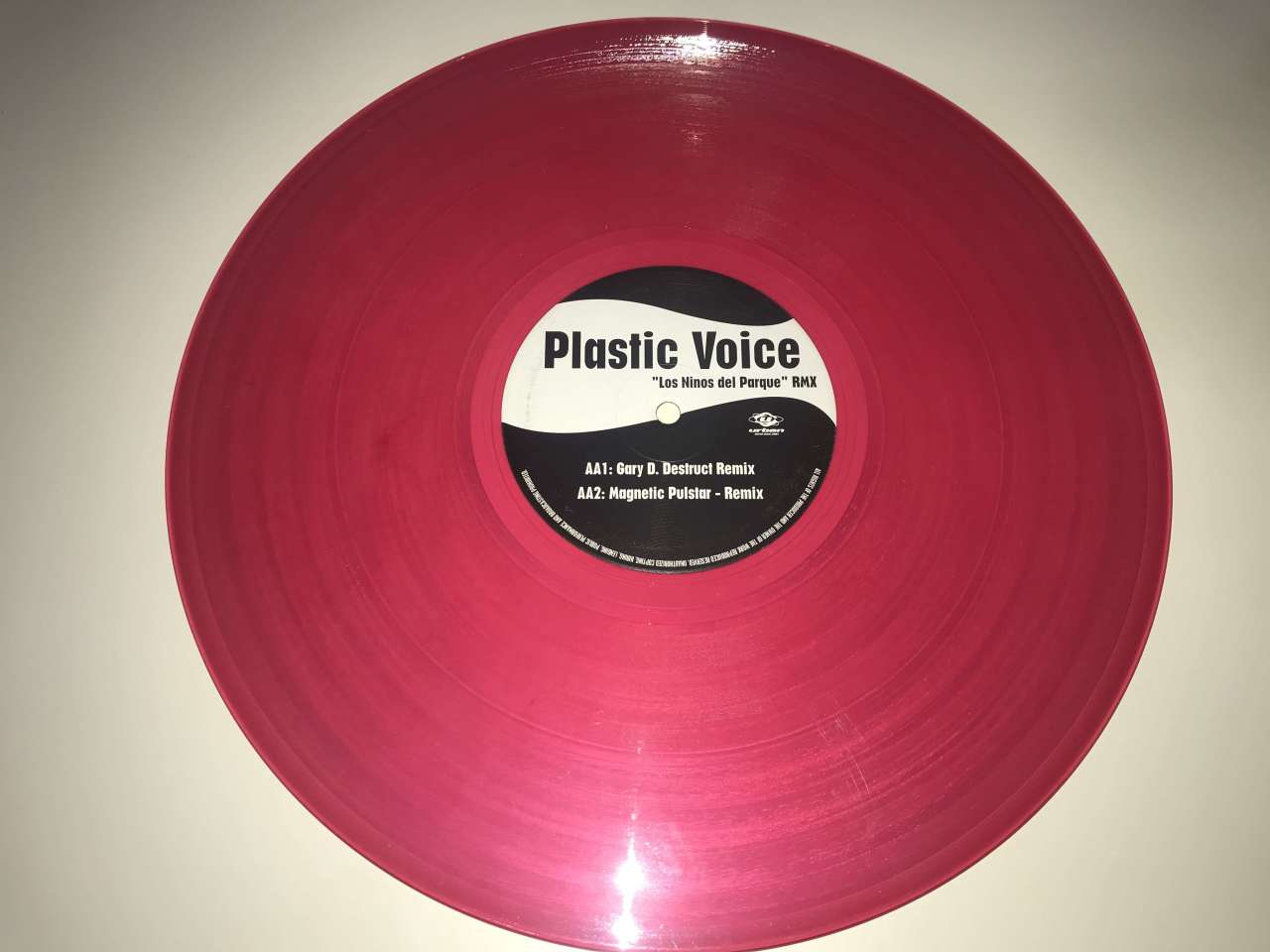 Plastic Voice ‎– Los Ninos Del Parque (Remixes) (Kırmızı Renkli Plak)