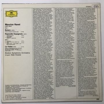 Maurice Ravel, Seiji Ozawa, Orchestre Symphonique De Boston – Boléro - Rapsodie Espagnole - La Valse