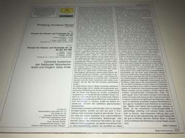 Mozart / Géza Anda / Camerata Academica Des Salzburger Mazarteums ‎– Klavierkonzerte Nr.21 & 22