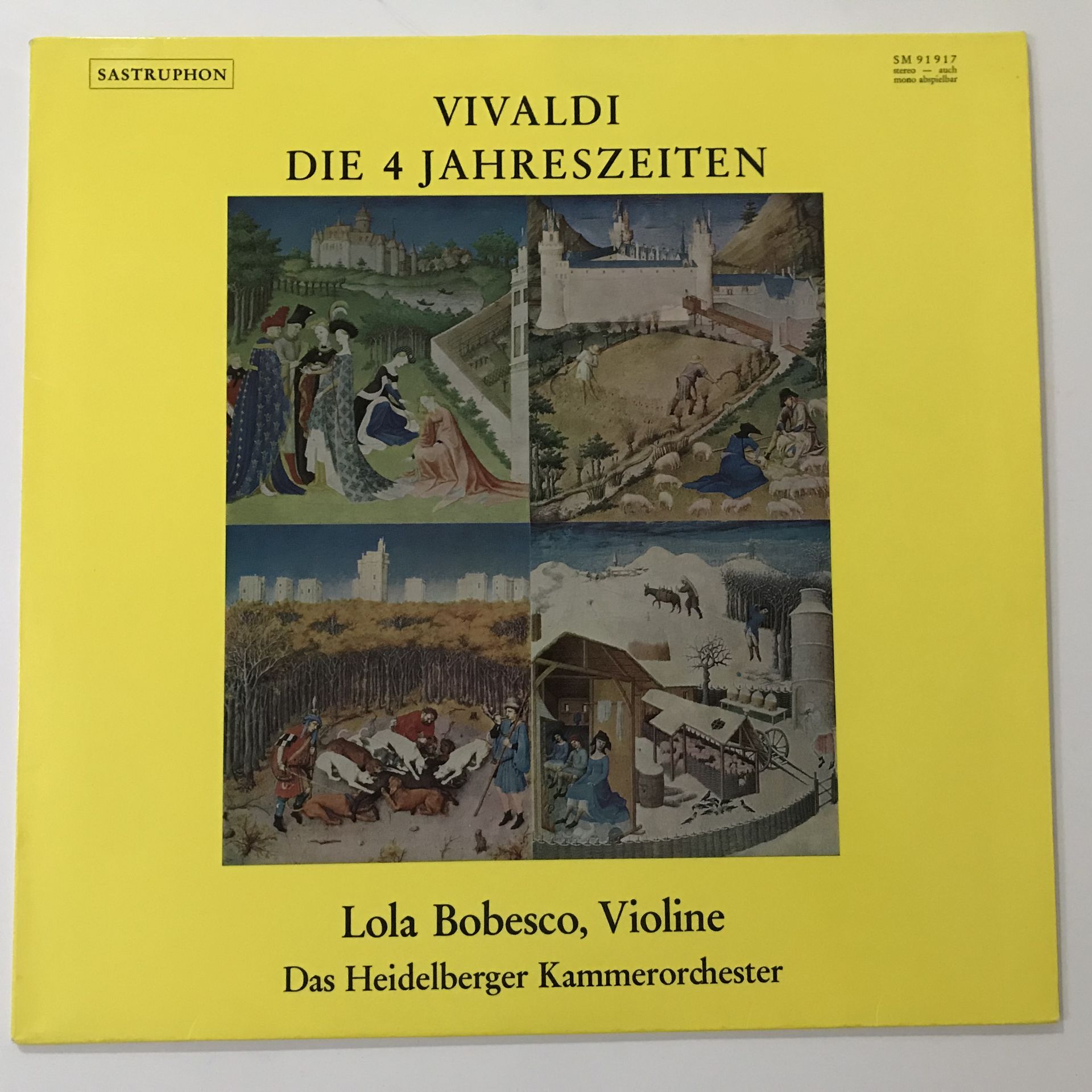Vivaldi - Lola Bobesco, Das Heidelberger Kammerorchester – Die 4 Jahreszeiten