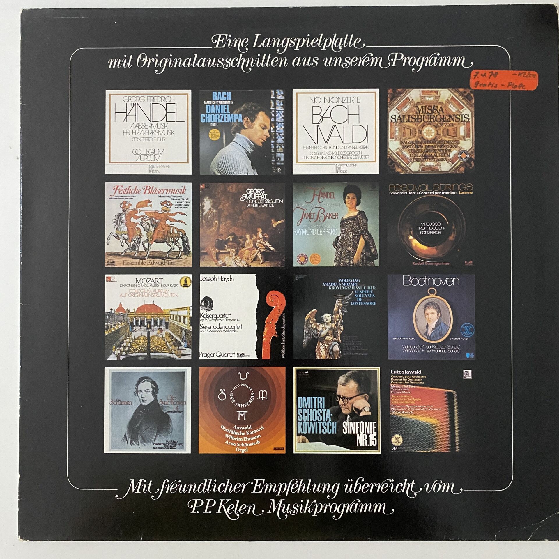 Hörproben Aus Dem P.P. Kelen Musikprogramm