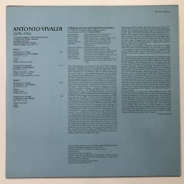 Antonio Vivaldi, Collegium Aureum, Franzjosef Maier – Die Vier Jahreszeiten - Le Quattro Stagioni Op.8 Nr.1-4