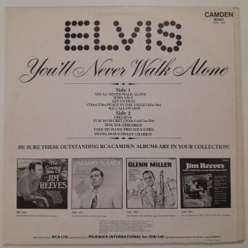 Elvis Presley ‎– You'll Never Walk Alone
