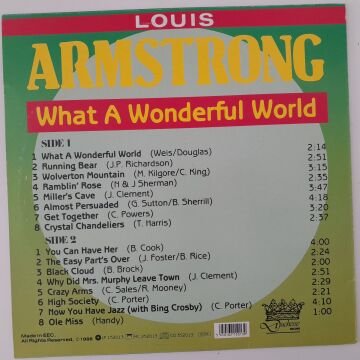 Louis Armstrong – What A Wonderful World