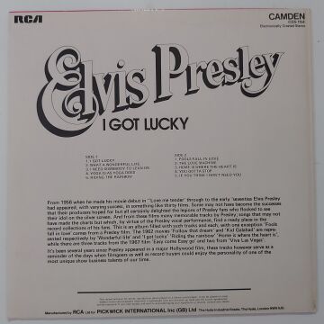 Elvis Presley ‎– I Got Lucky